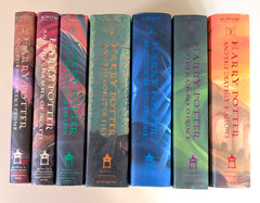 Harry Potter ser by JK Rowling, HC 1-7, 5 1sts full line, others later print