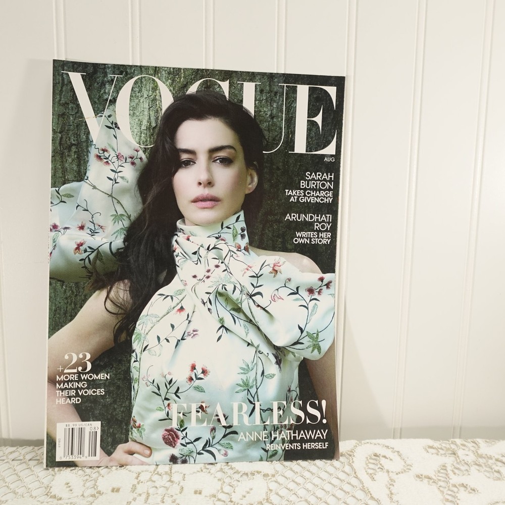 Vogue Magazine August 2025 Anne Hathaway Fashion Celebrity Style Condé Nast