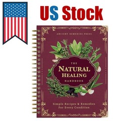 The Natural Healing Handbook Guide for Herbal Remedies and Natural -US Stock
