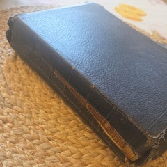 1901 HOLY BIBLE RED LETTER EDITION OLD AND NEW TESTAMENT LARGE TYPE U.S.A.