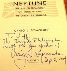 2014 Neptune:Allied Invasion of Europe by Craig L. Symonds SIGNED Hardcover Book