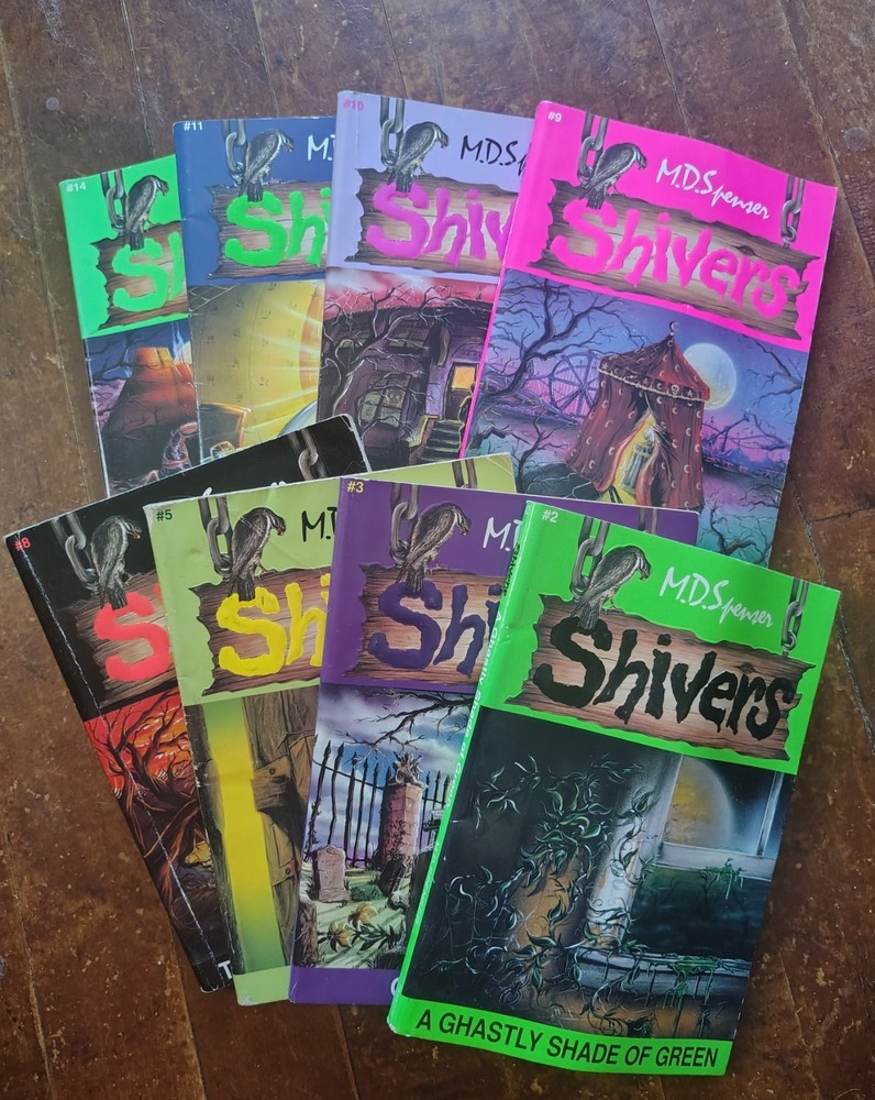 8 1990s Shivers M.D. Spencer Book # 2,3,5,8,9,10,11,14 Horror Paperbacks