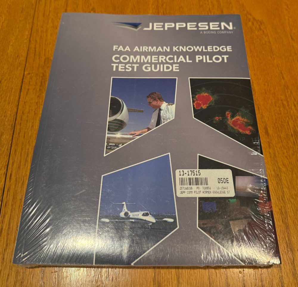 Commercial Pilot Airman Knowledge Test Guide by Jeppesen (2014, Trade Paperback)