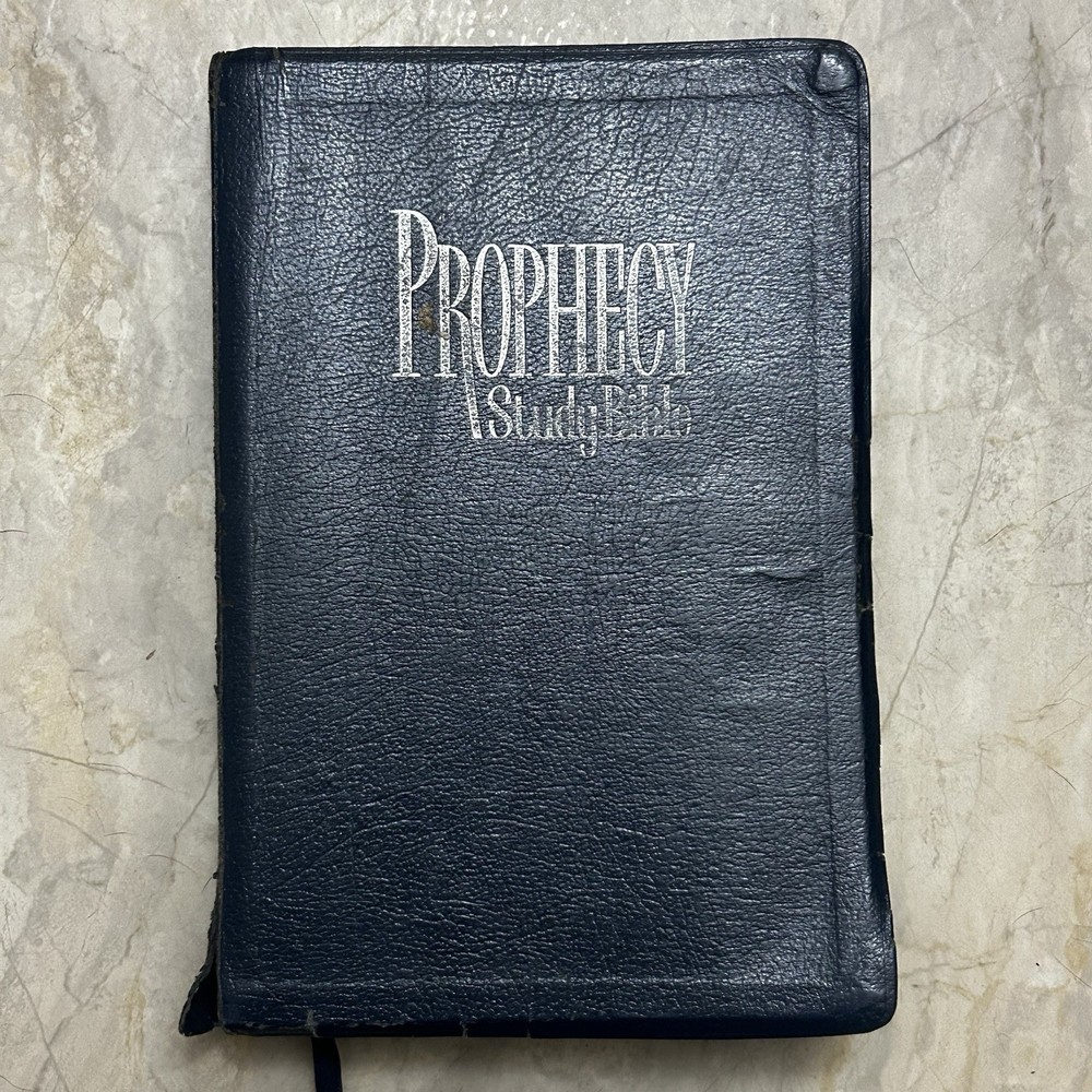 Holy Bible John Hagee Prophecy Study Bible NKJV Bonded Leather 1997