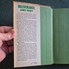 Deliverance by James Dickey, First Book Club Edition (hardcover 1970)VG+/VG