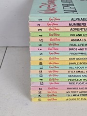 Walt Disney 1983 Fun-To-Learn Library Hardcover Book Set 1-19 Complete VGC
