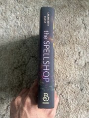 The Spellshop Sarah Beth Durst Hardcover Purple Sprayed Edges Cozy Fantasy