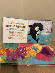 Make Believe Ideas Lot 2 Board Books Never Touch a Polar Bear + Triceratops
