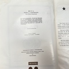 1971 Centennial History West Chester State College: Sturzebecker See Cpondition