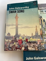 3 VTG SC 📚 John Galsworthy MAID IN WAITING~SWAN SONG 2928