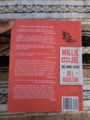 Willie and Joe : The WWII Years by Bill Mauldin 2011 Large Soft Back Acceptable