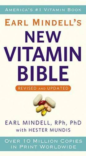 Earl Mindell’s New Vitamin Bible – Mass Market Paperback By Mindell, Earl – GOOD