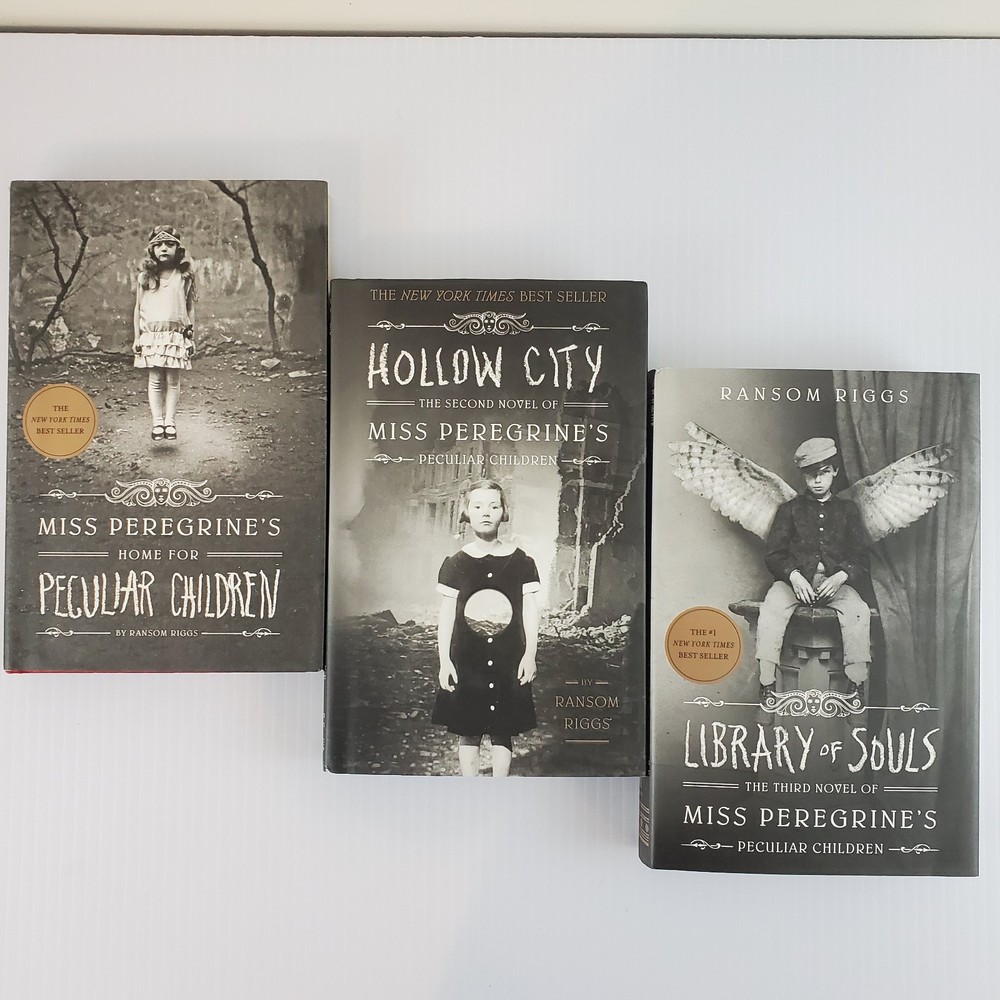 Miss Peregrine’s Home for Peculiar Children by Ransom Riggs Lot of 3 HC DJ