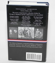 KAUFMAN & Co.: Broadway Comedies LOA 152 2004 1st Printing HC/DJ Animal Crackers