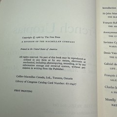 French Utopias An Anthology of Ideal Societies Hardcover 1966 The Free Press