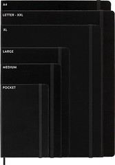Moleskine Classic Notebook, Hard Cover, Large (5″ x 8.25″) Black, 240 Pages