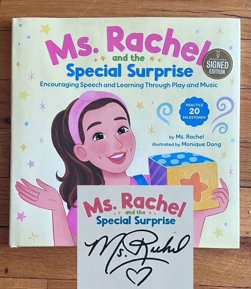MS RACHEL And the Special Surprise: Encouraging Speech & Learning SIGNED! 1st Ed