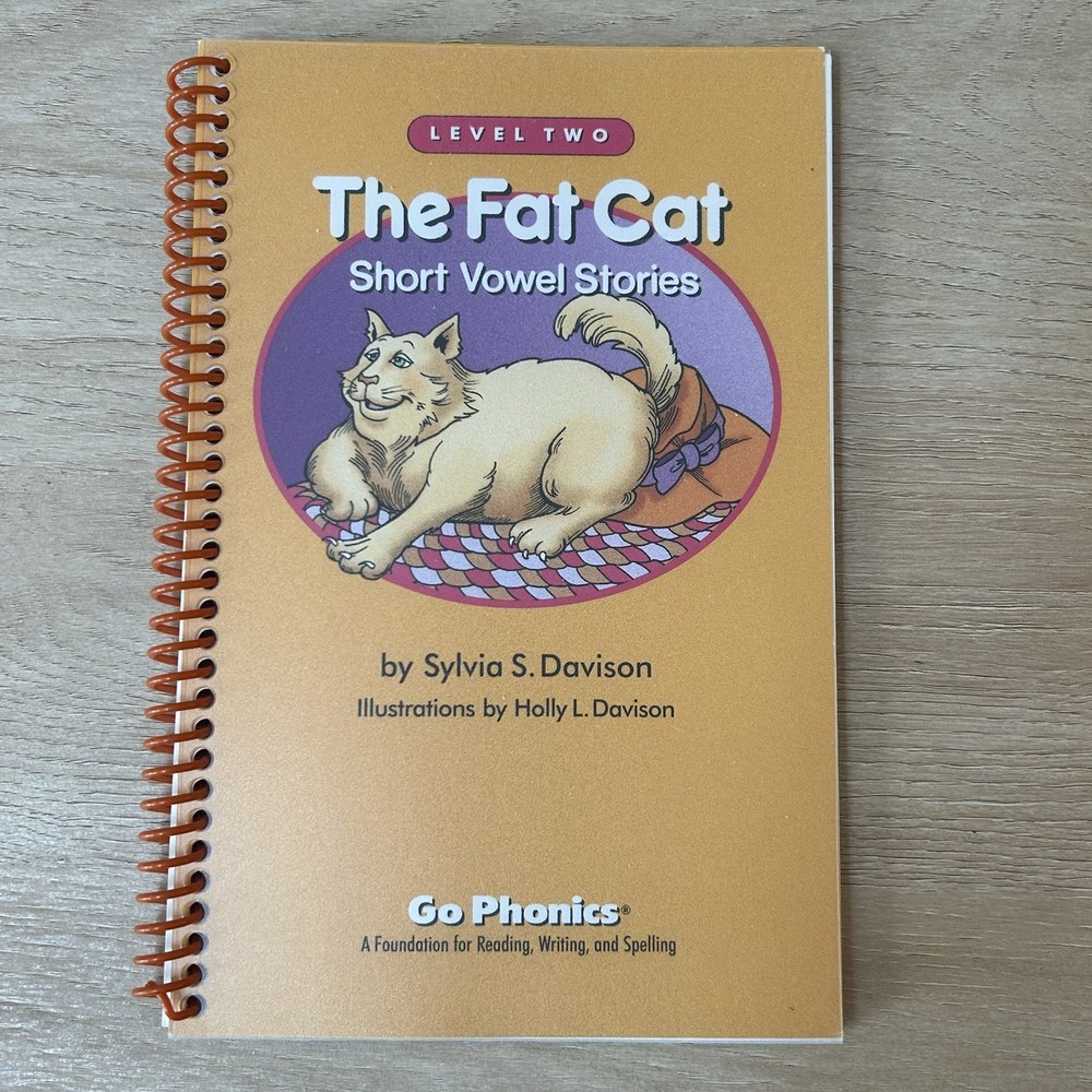 Go Phonics The Fat Cat Short Vowel Stories Level 2 Decodable Reader Book