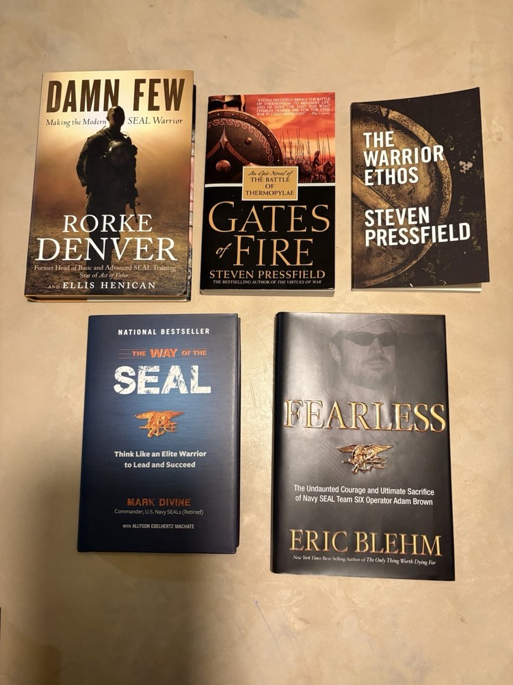 Navy SEAL & Warrior Leadership Book Bundle – 5 Books (2 FIRST EDITIONS)