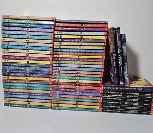 Animorphs Complete Series Lot Set of 65 Books 1-54 + 11 KA Applegate Megamorphs