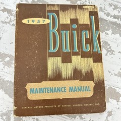 Vintage 1957 Buick Maintenance Chassis Body Service Manuals Lot 3 PB Canada