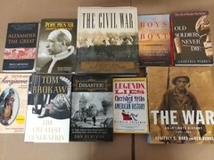 Lot of 20 History US World Europe American Europe Ancient War Book MIX UNSORTED