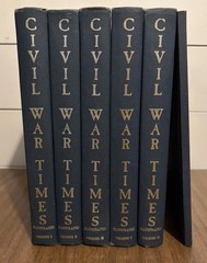 Civil War Times Illustrated Vol 1-5 Complete Set Index 1962-1967 Bound HC Books