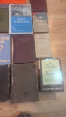 Vintage Lot 27 Christian Sermons Bible Study Commentary Hymnals Pastor’s Library