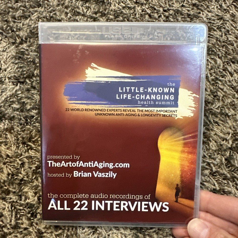 USB Flash Drive – The Little Known Life Changing Health Summit All 22 Interviews