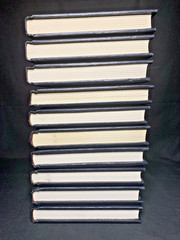 Lot of 10 Agatha Christie Bantam Mystery Collection Black Leatherette Books HC