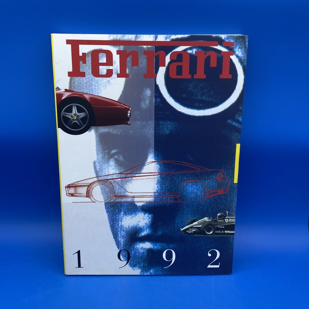 Ferrari 1992 Soft Cover Paperback Book 190 Pages Italian Text