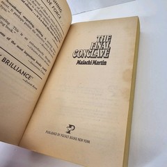 The Final Conclave Mass Market Paperbound Malachi Martin Paperback Book- Damaged