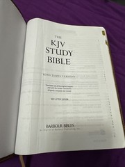 KJV Study Bible Large Print Thumb Indexed Red Letter 2011 Teal Inlay