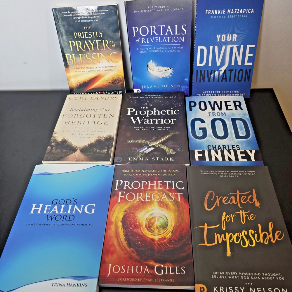 Lot of 9 Religious Books
