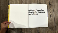 Print and Production Finishes for Brochures and Catalogs Roger Book Very Good