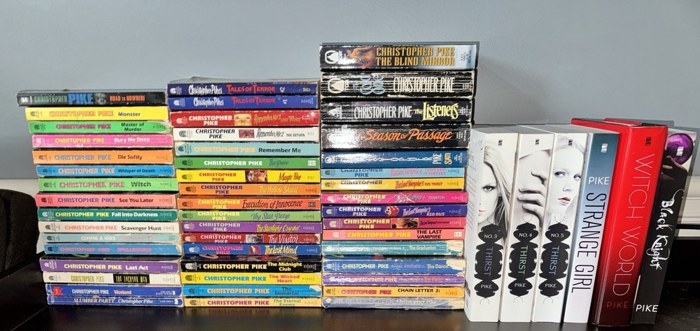 HUGE Lot Of 55 Christopher Pike Books, Released Across 1985-2015, Vintage, Rare