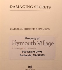 Damaging Secrets (Rachel Ryder) by Carolyn Ridder Aspenson 2021 9781648750427