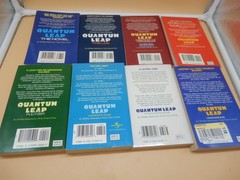 QUANTUM LEAP 8 pb book Lot 1990’s TV Tie In 1st Print Novels Ashley McConnell