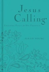 Jesus Calling, Teal Leathersoft, with Scripture References: Enjoying Peace in…