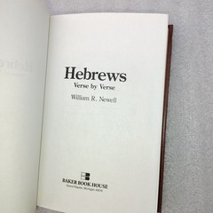 Newell Commentaries Romans Hebrews Revelation Set 1987 Baker Book House