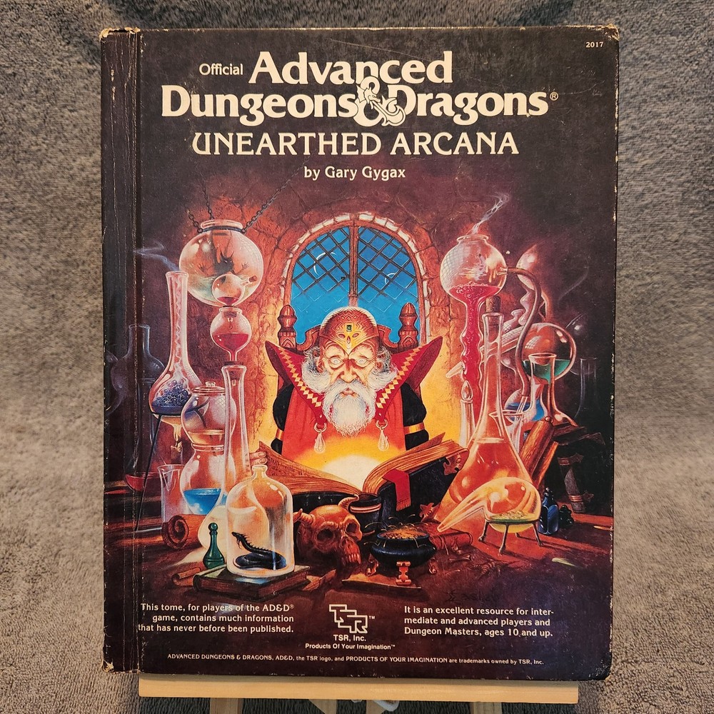Unearthed Arcana #2017 AD&D Advanced Dungeons and Dragons Hardcover 1985