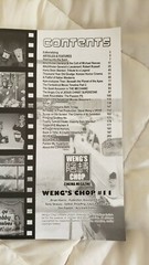 WENG’S CHOP CINEMA MEGAZINE #11: COLOR EDITION By Tony Strauss & Brian Harris VG