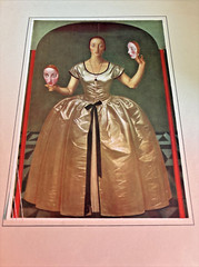 Page From JAR – PTITZA. Modern Russian Art book The Lady With Two Masks 12.25″x9