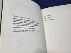 God Bless You, Mr. Rosewater Kurt Vonnegut Jr. 1965 Delacorte Press
