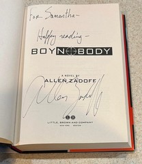 Allen ZADOFF — Boy Nobody (YA Action) — 2013 SIGNED 1st Edition Hardcover