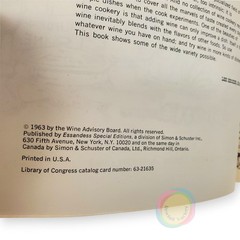 VTG 1968 Favorite Recipes of California Winemakers Cookbook Wine Pairings 60s