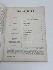 The Antiquer November 1948 Magazine