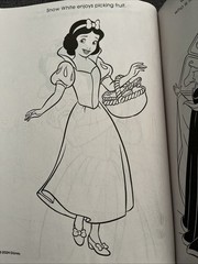 Snow White Jumbo Coloring & Activity Book Puzzles Games Disney Bonus Character