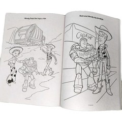 Set of 2 Disney Pixar Toy Story Buzz Lilo & Stitch Alien Color Coloring Book Lot