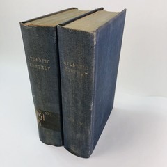 The Atlantic Monthly 1922 Magazine Book Bound Hardbound Volume 129-130